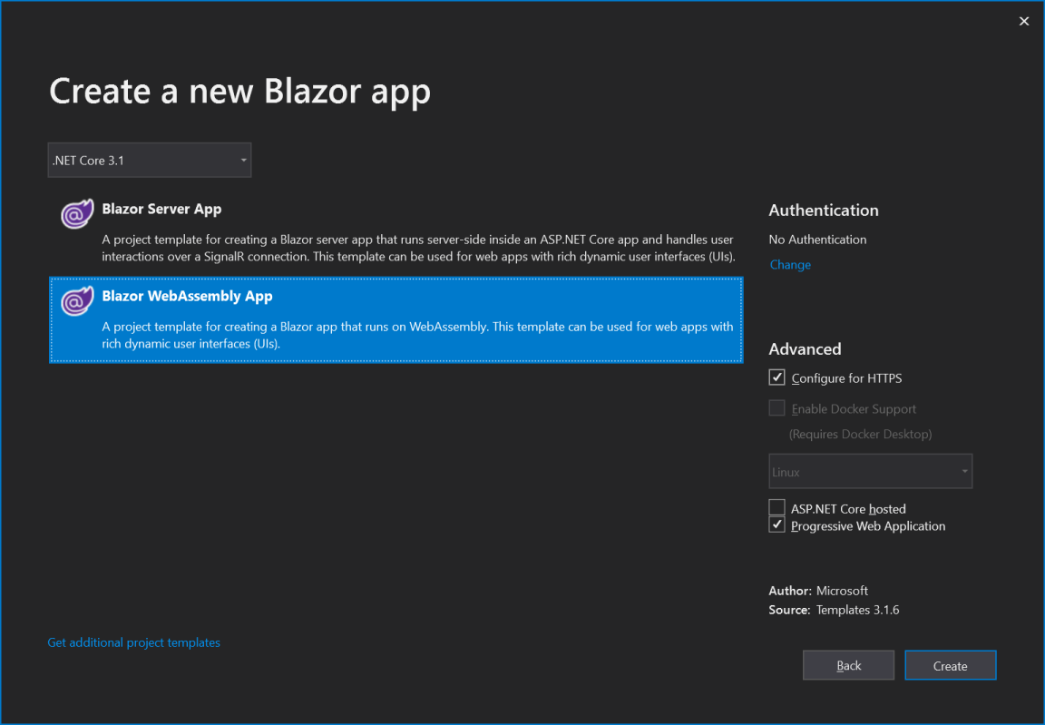 Lesson 1.4: Create Initial Blazor Project – DarthPedro's Blog
