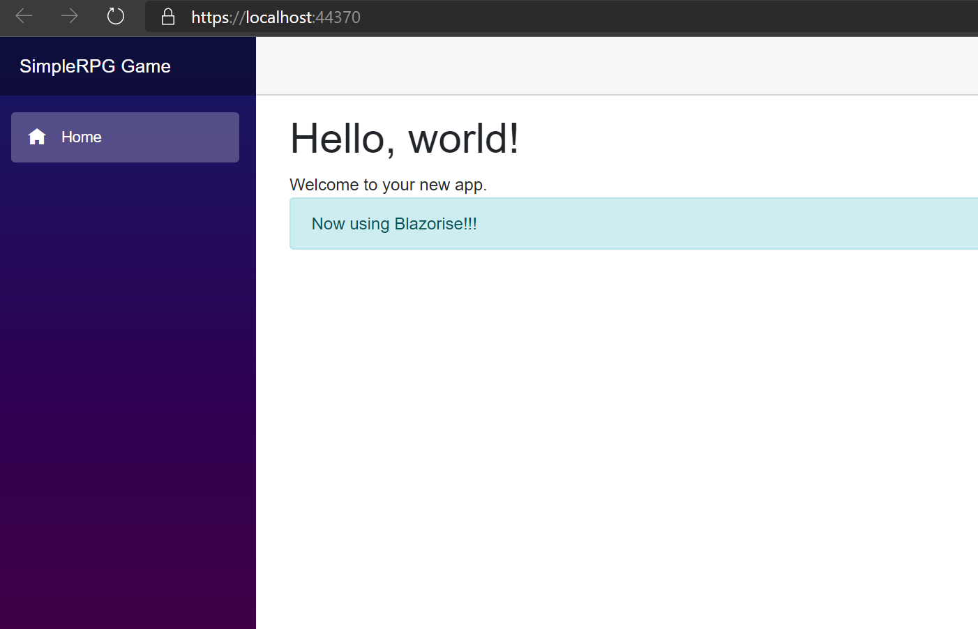 Lesson 1.5: Using Blazorise Component Library – DarthPedro's Blog