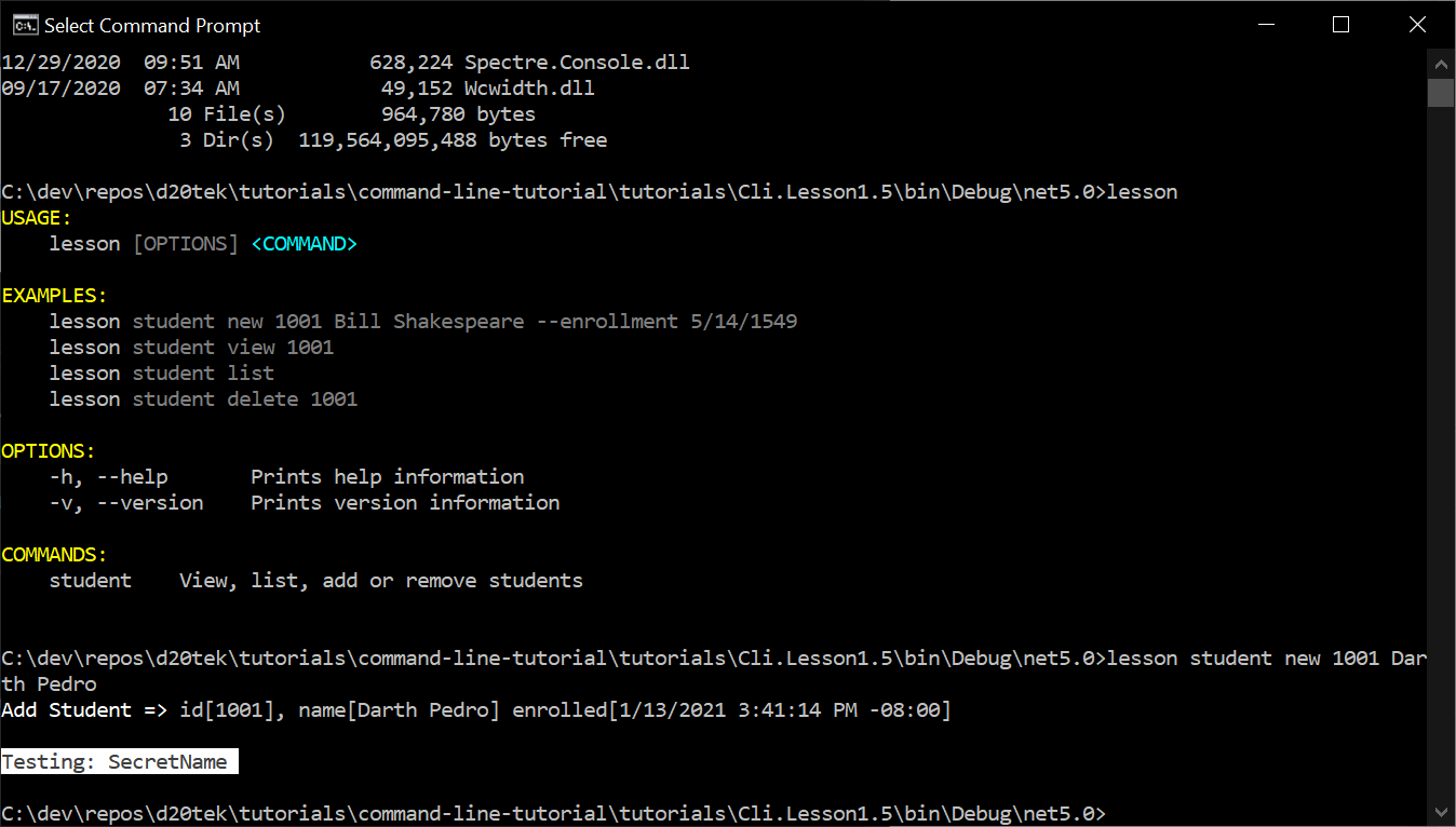 Add command with Repository